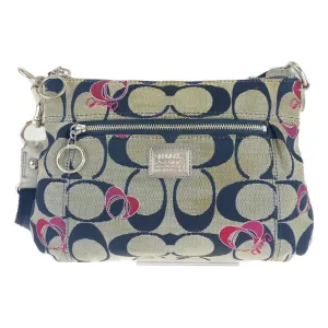 Coach pink Canvas Pochette Shoulder Bag (Pre-Owned)