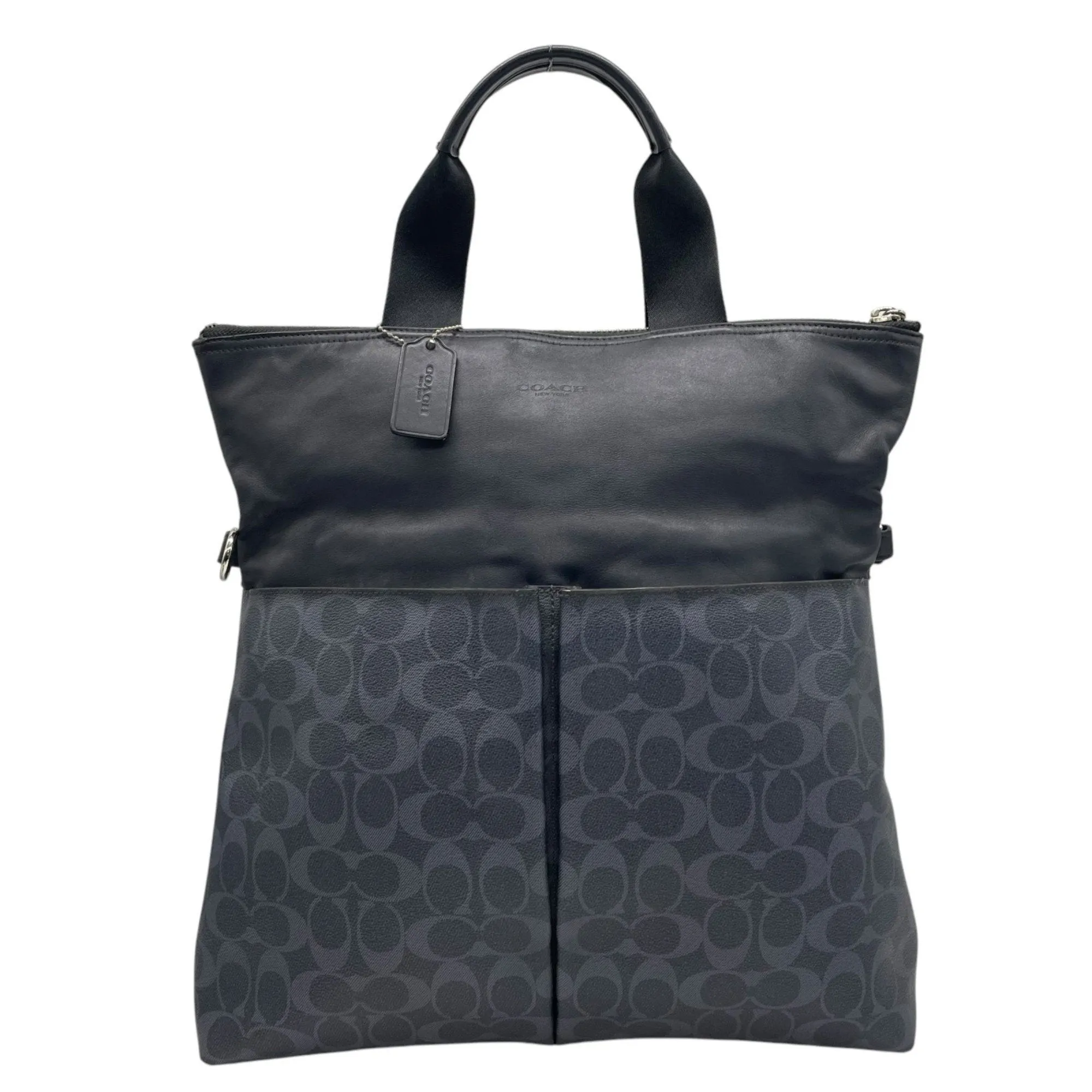 Coach Pvc Leather Shoulder Bag Tote Bag (Pre-Owned)