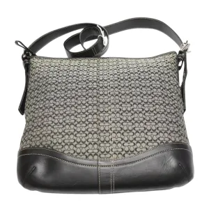 COACH Shoulder Bag F10943 leather black Crossbody Signature Shoulder Women Used