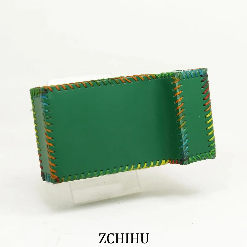 Cool Handmade Leather Womens Green Cigarette Holder Case for Women