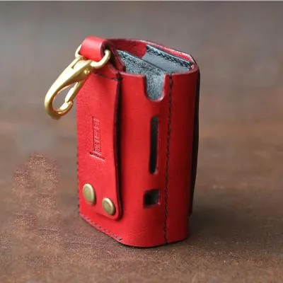 Cool Leather Mens IQOS Cigarette Case With Belt Clip Loop IQOS Holder for Men