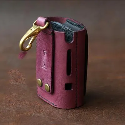 Cool Leather Mens IQOS Cigarette Case With Belt Clip Loop IQOS Holder for Men