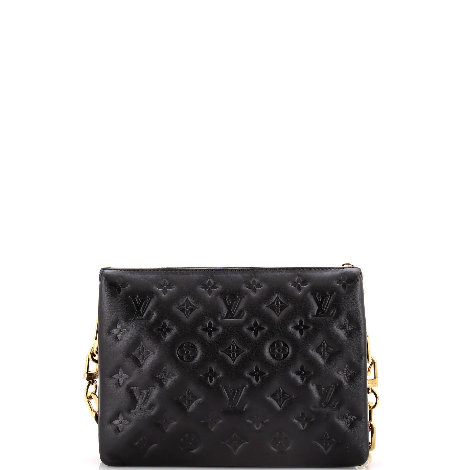 Coussin Bag Monogram Embossed Lambskin PM