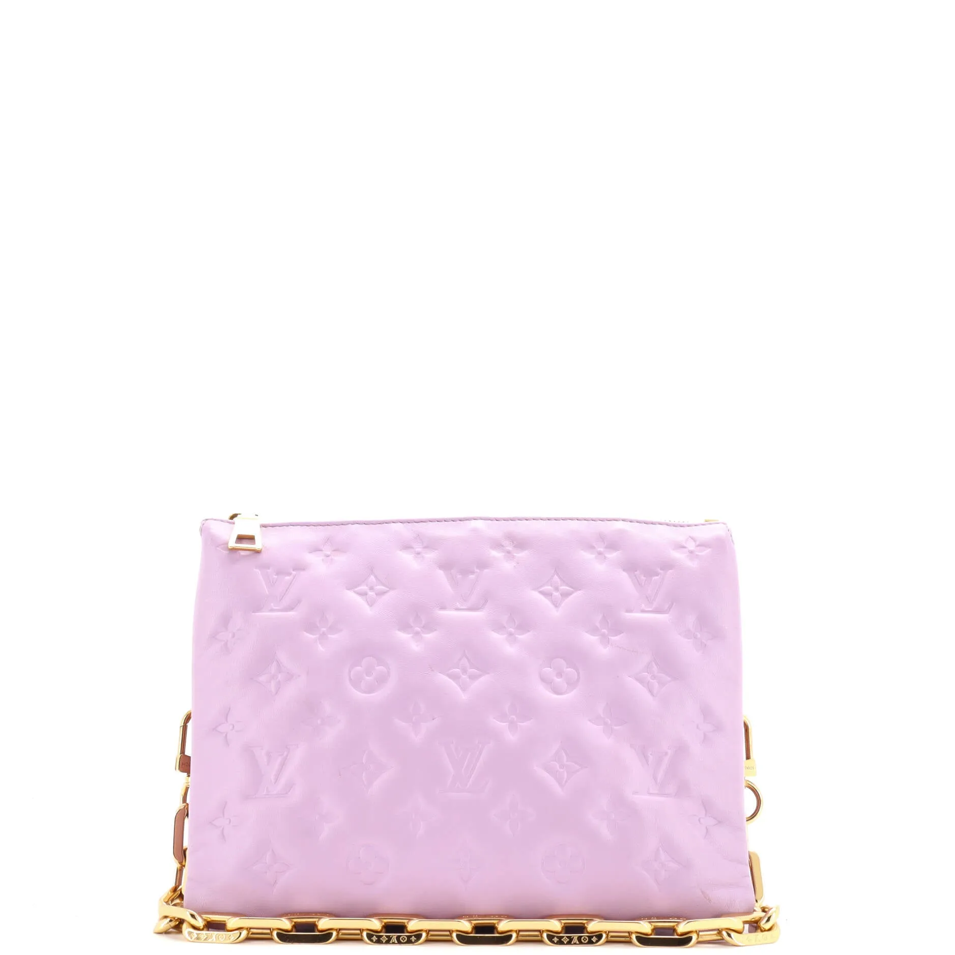 Coussin Bag Monogram Embossed Lambskin PM