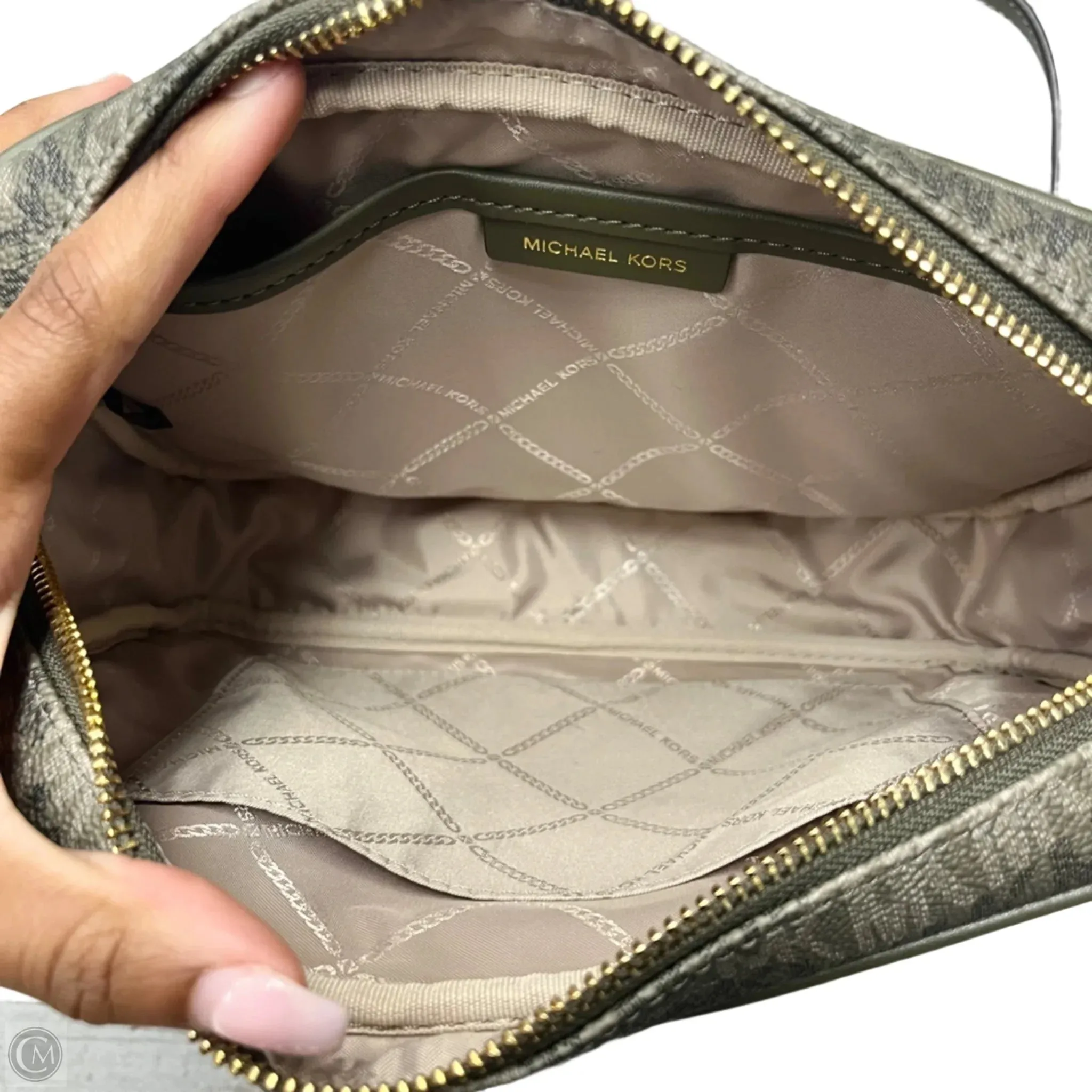 Crossbody Designer By Michael Kors, Size: Medium
