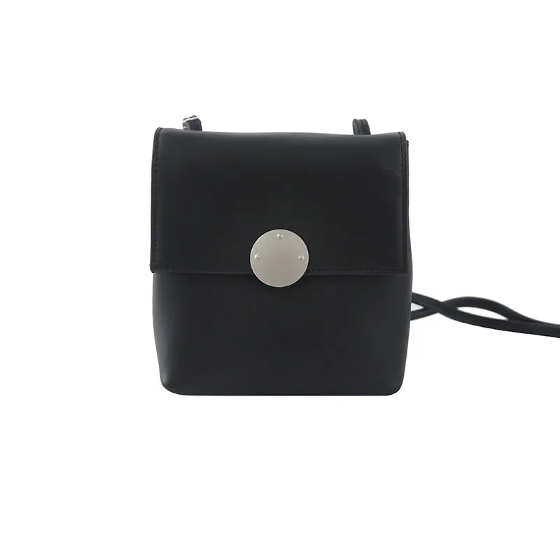 Cute LEATHER Black WOMENs SHOULDER BAG Purses FOR WOMEN