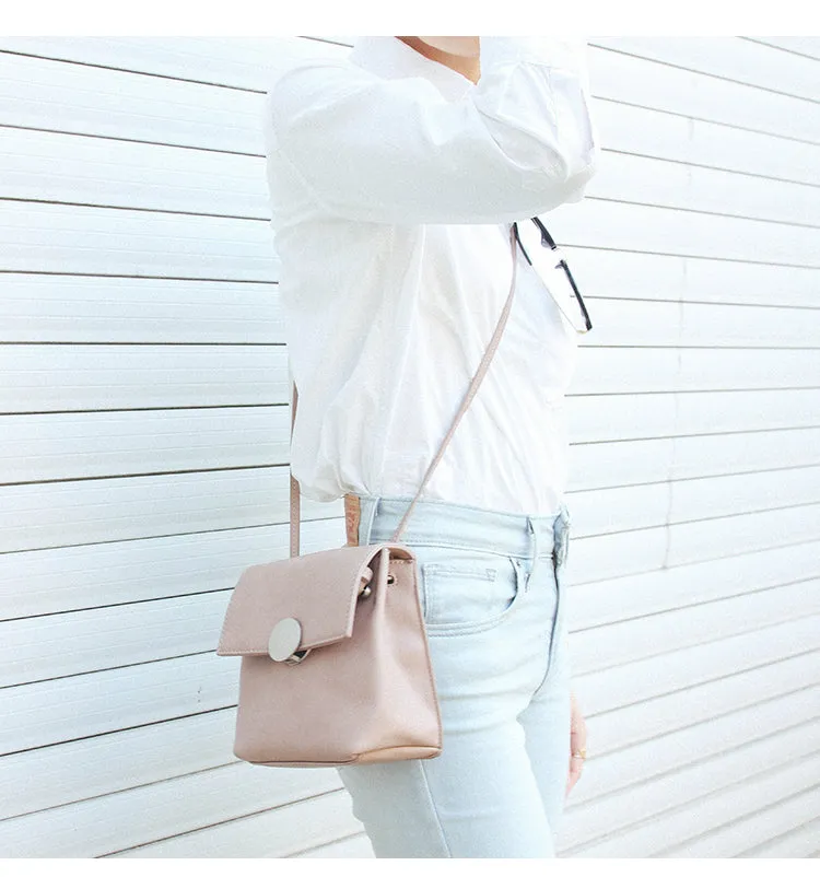 Cute LEATHER Black WOMENs SHOULDER BAG Purses FOR WOMEN