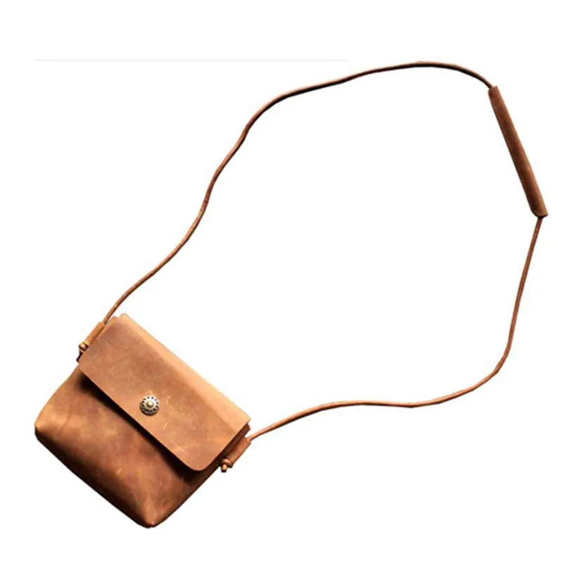 Cute LEATHER WOMEN Small Vintage Crossbody Purse SHOULDER BAG Purse FOR WOMEN