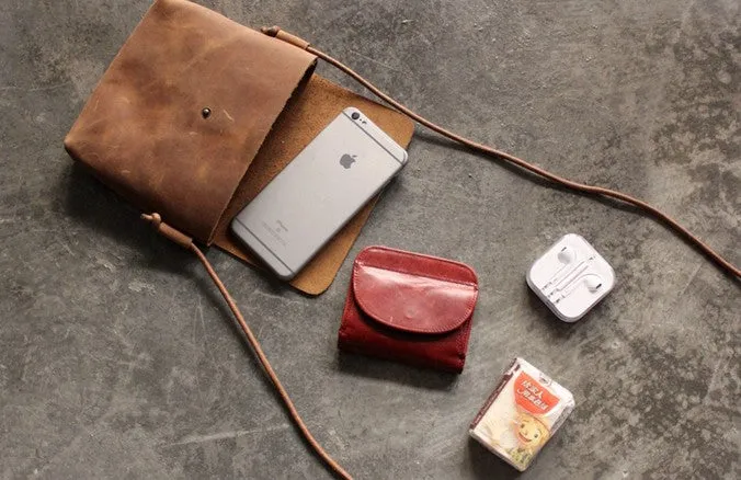 Cute LEATHER WOMEN Small Vintage Crossbody Purse SHOULDER BAG Purse FOR WOMEN