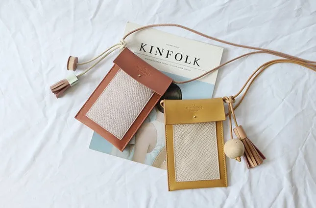 Cute Leather Womens Slim Cell Phone Purse Crossbody Purse Shoulder Bag for Women