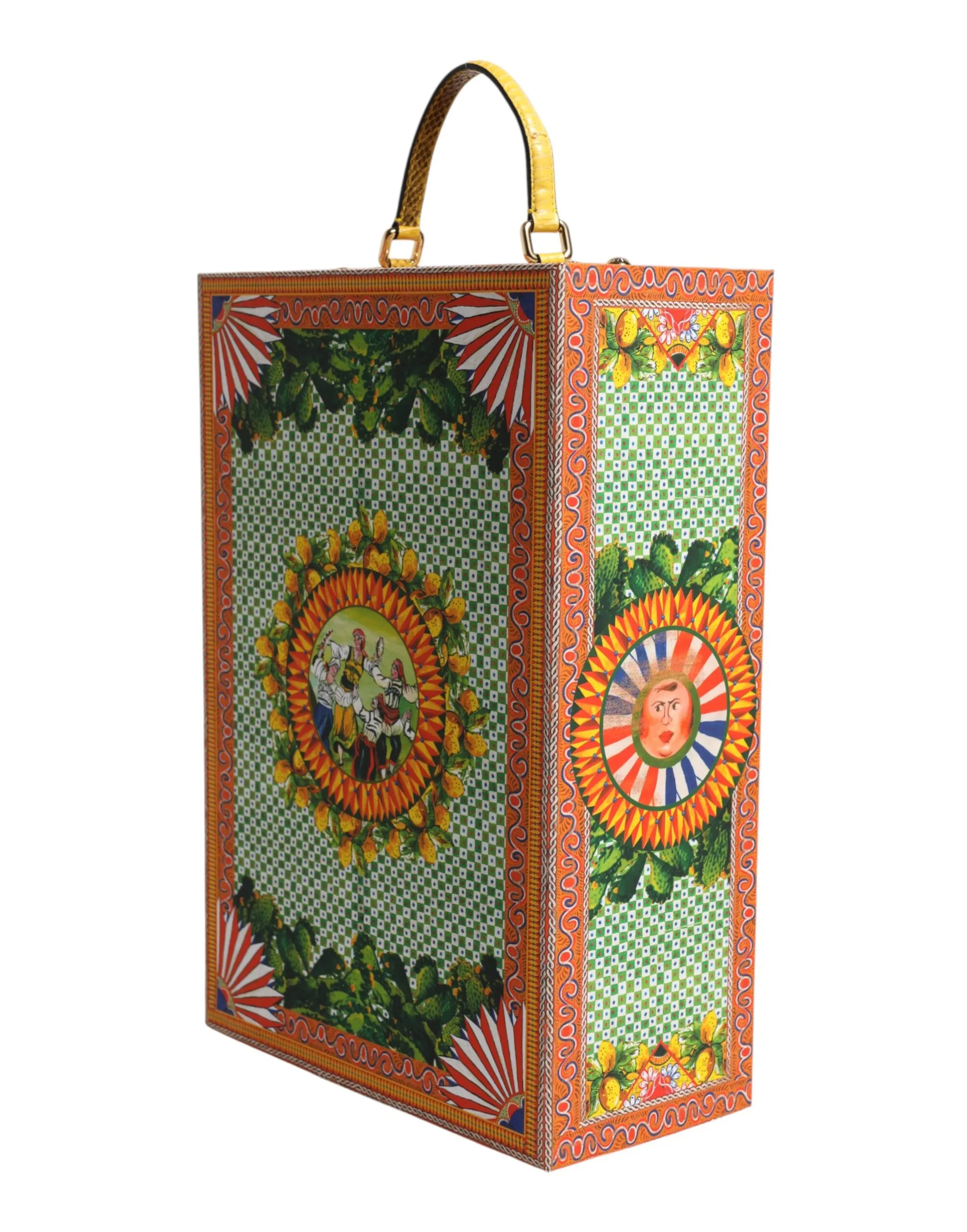 Dolce & Gabbana Dress Ceramic Porcelain Fashion Box Leather Sicily Women's Dolls