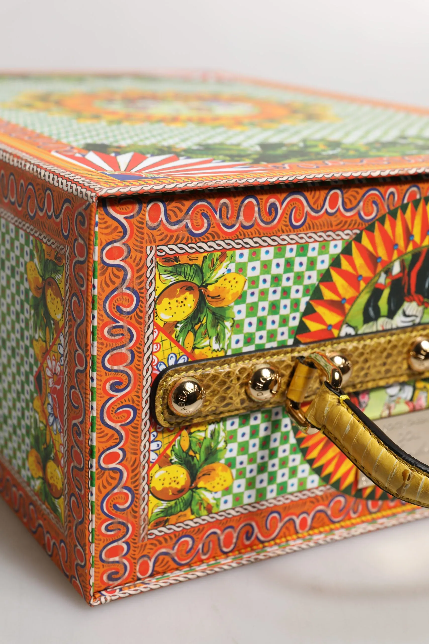 Dolce & Gabbana Dress Ceramic Porcelain Fashion Box Leather Sicily Women's Dolls