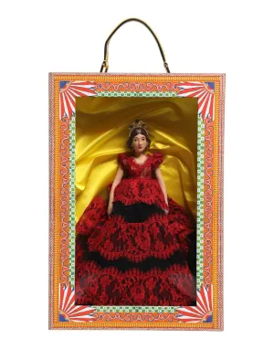 Dolce & Gabbana Dress Ceramic Porcelain Fashion Box Leather Sicily Women's Dolls