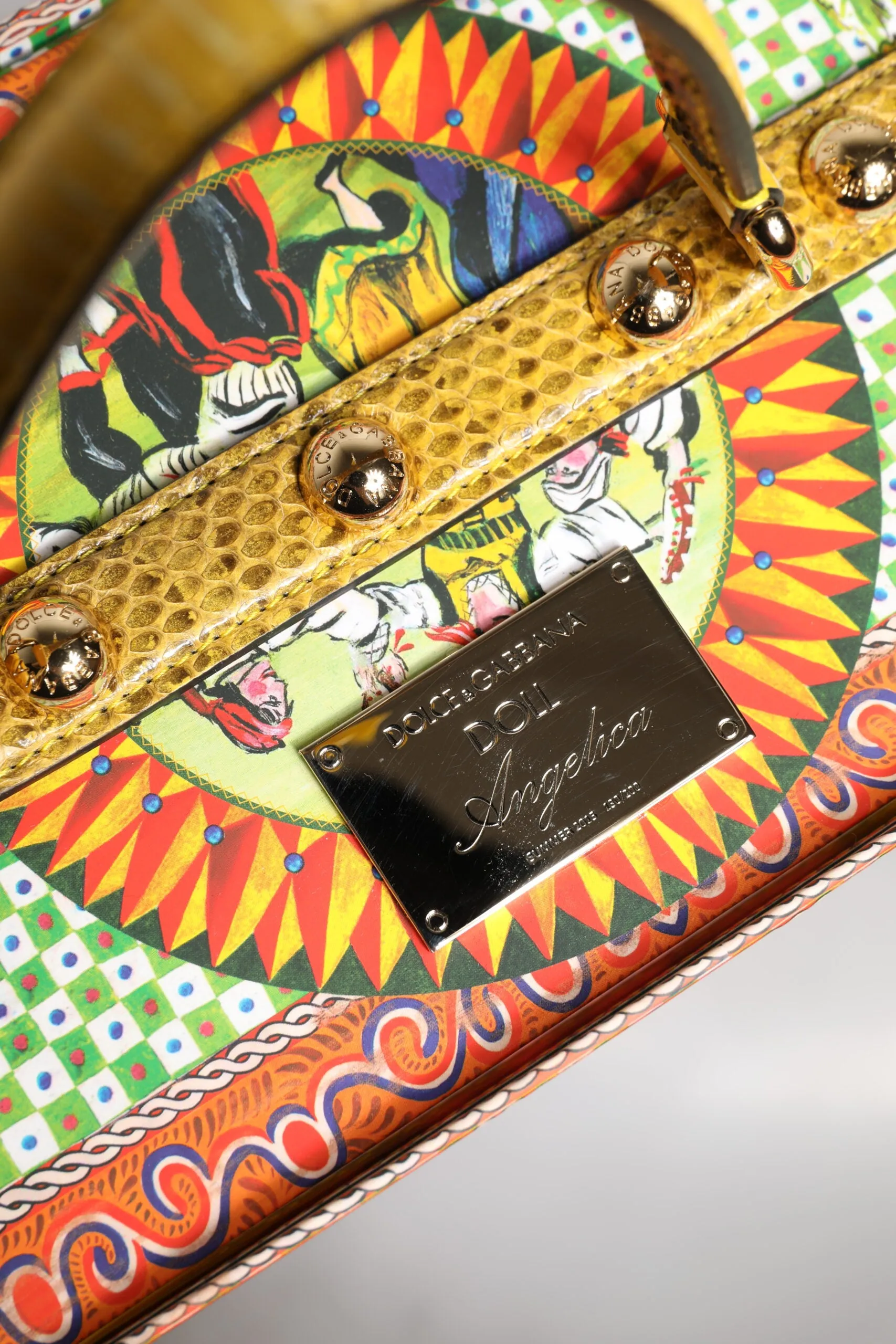Dolce & Gabbana Dress Ceramic Porcelain Fashion Box Leather Sicily Women's Dolls