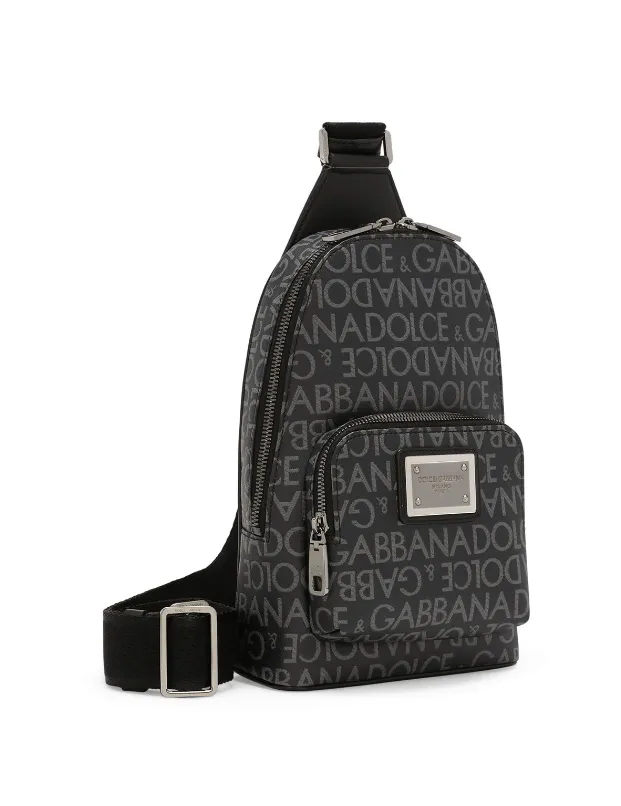 Dolce & Gabbana logo-plaque adjustable-strap belt bag