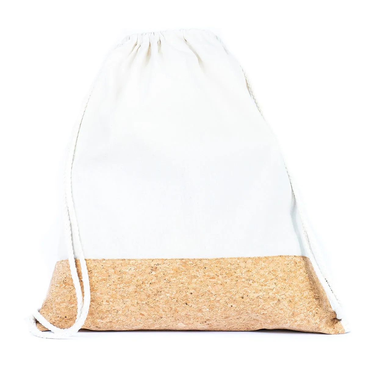 Drawstring Bag - Cotton and Cork Combination BAGD-266
