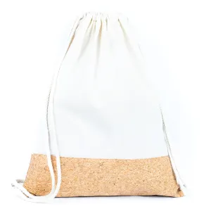 Drawstring Bag - Cotton and Cork Combination BAGD-266