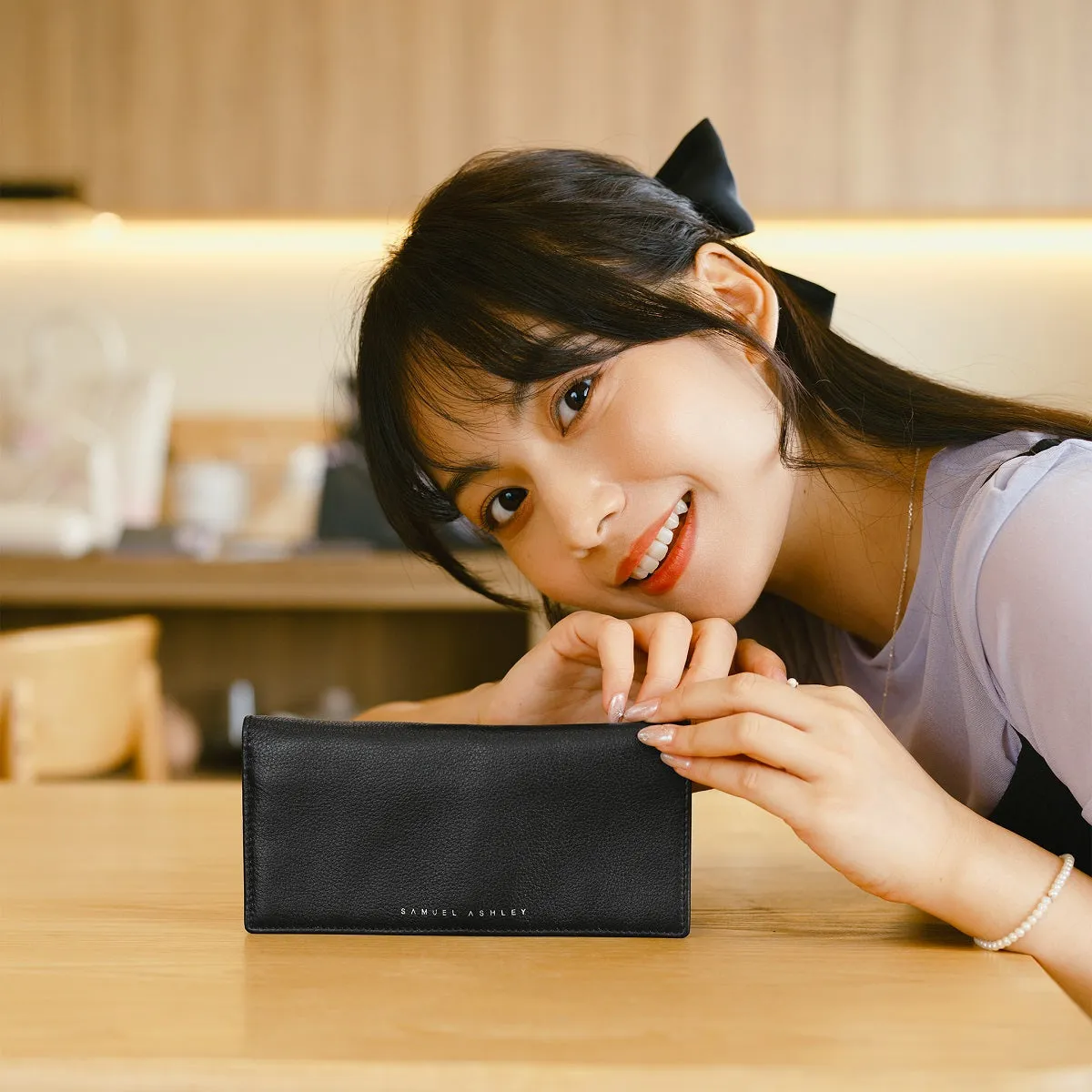 Emerson Long Leather Wallet
