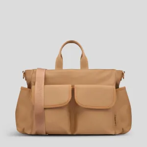 Everyday Multi-Pocket Tote Bag -- Tan