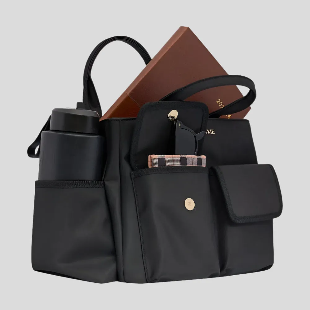 Everyday Multi-Pocket Tote Bag -- Tan