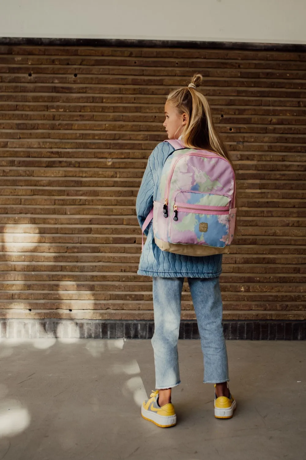 Faded Camo Backpack L Pastel