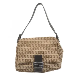Fendi Nylon Canvas Shoulder Bag (Pre-Owned)