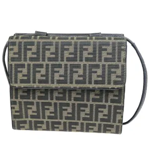 Fendi Zucca Canvas Shoulder Bag (Pre-Owned)