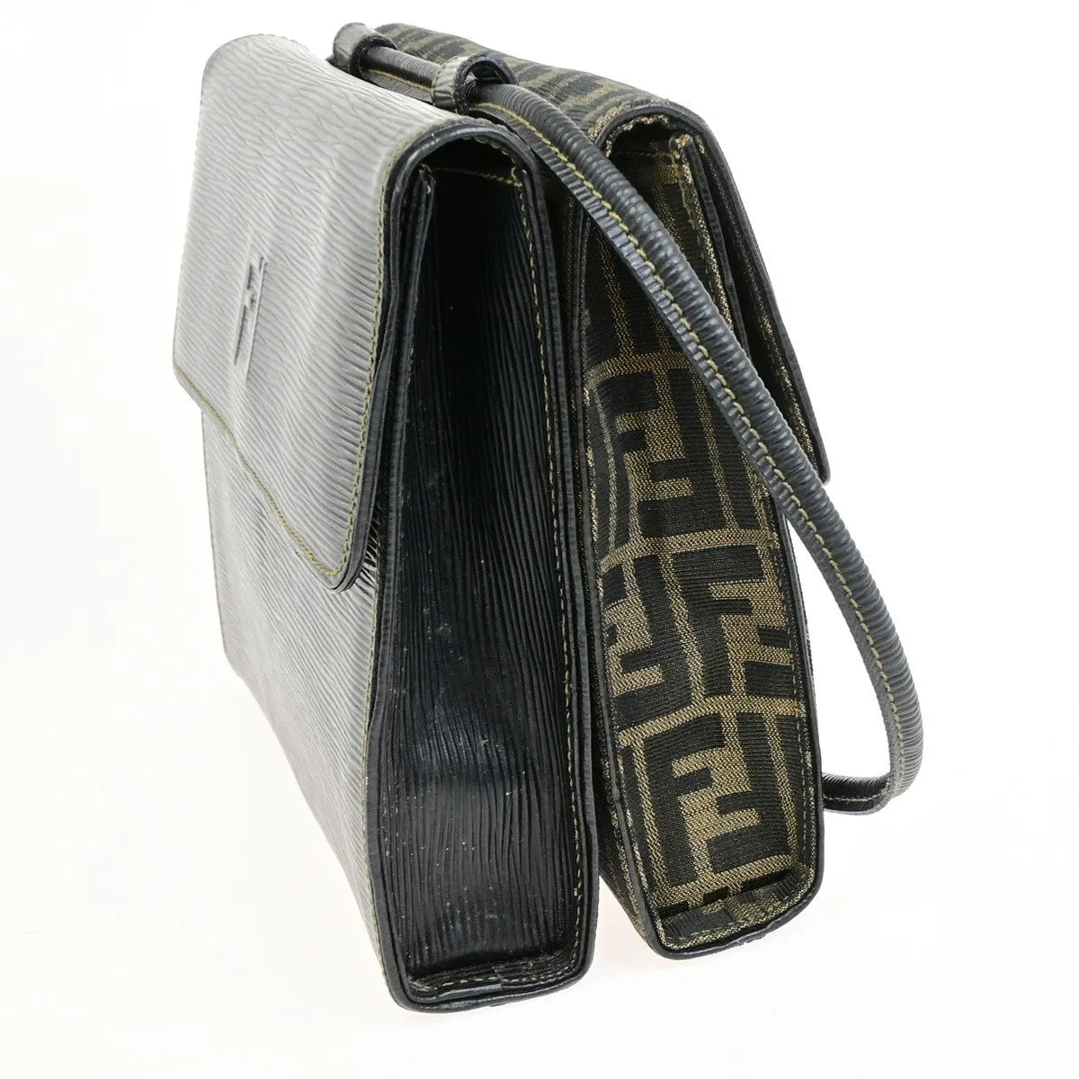 Fendi Zucca Canvas Shoulder Bag (Pre-Owned)