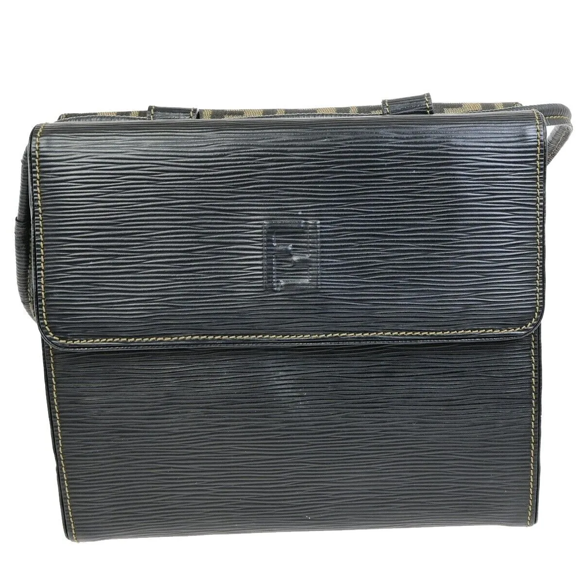 Fendi Zucca Canvas Shoulder Bag (Pre-Owned)