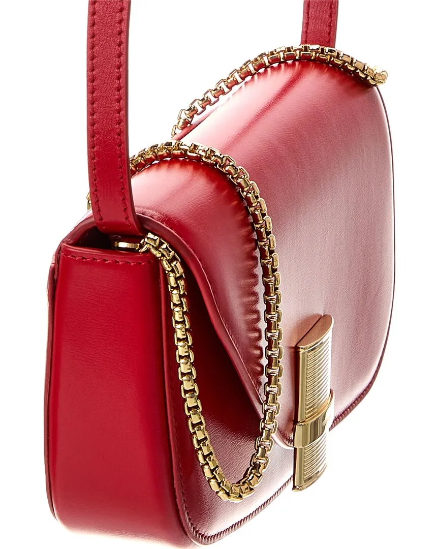 Ferragamo Fiamma XS Leather Shoulder Bag