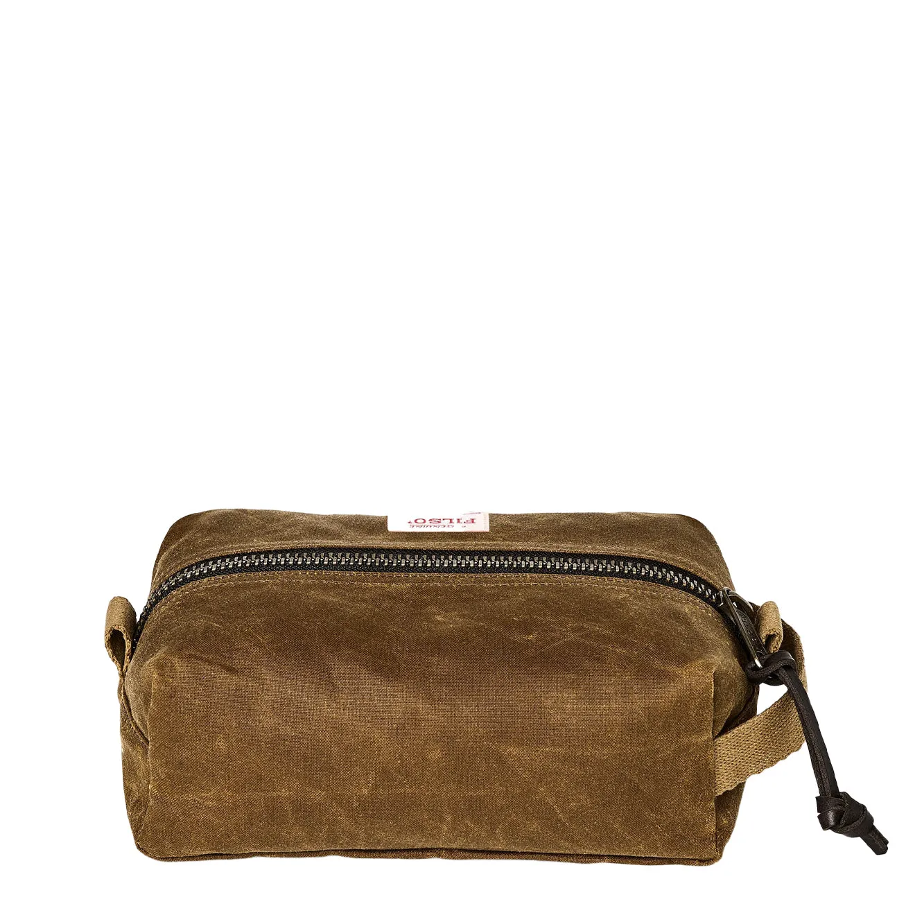 Filson Tin Cloth Travel Kit Dark Tan