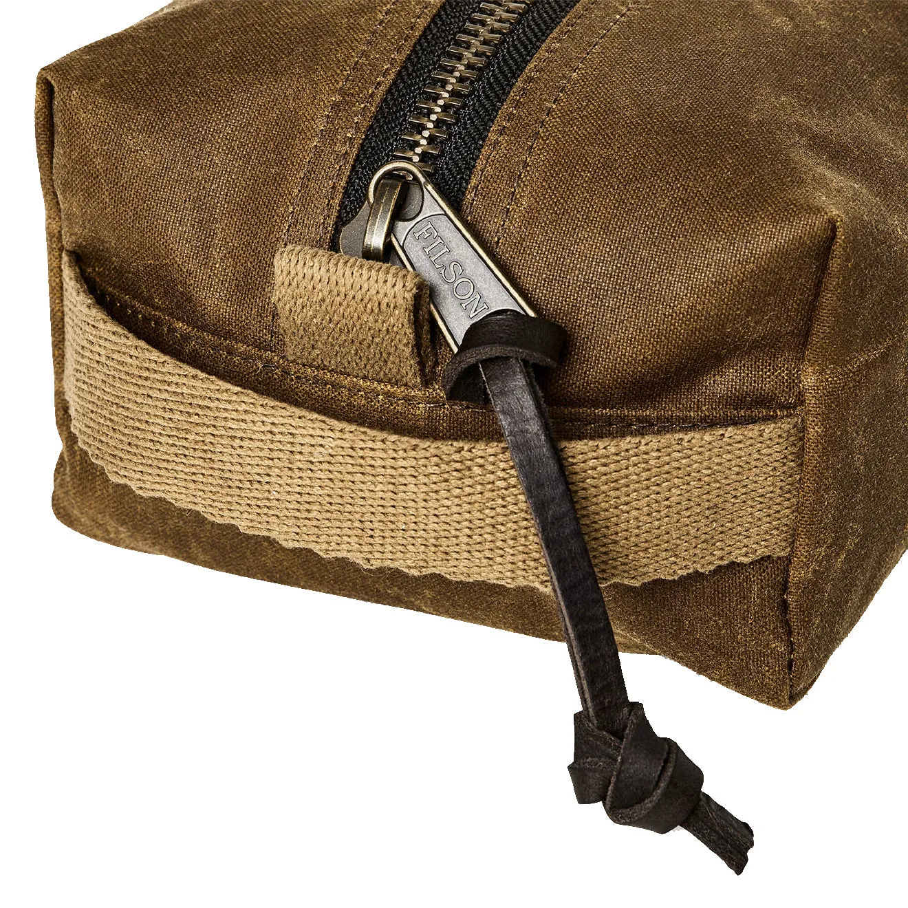 Filson Tin Cloth Travel Kit Dark Tan