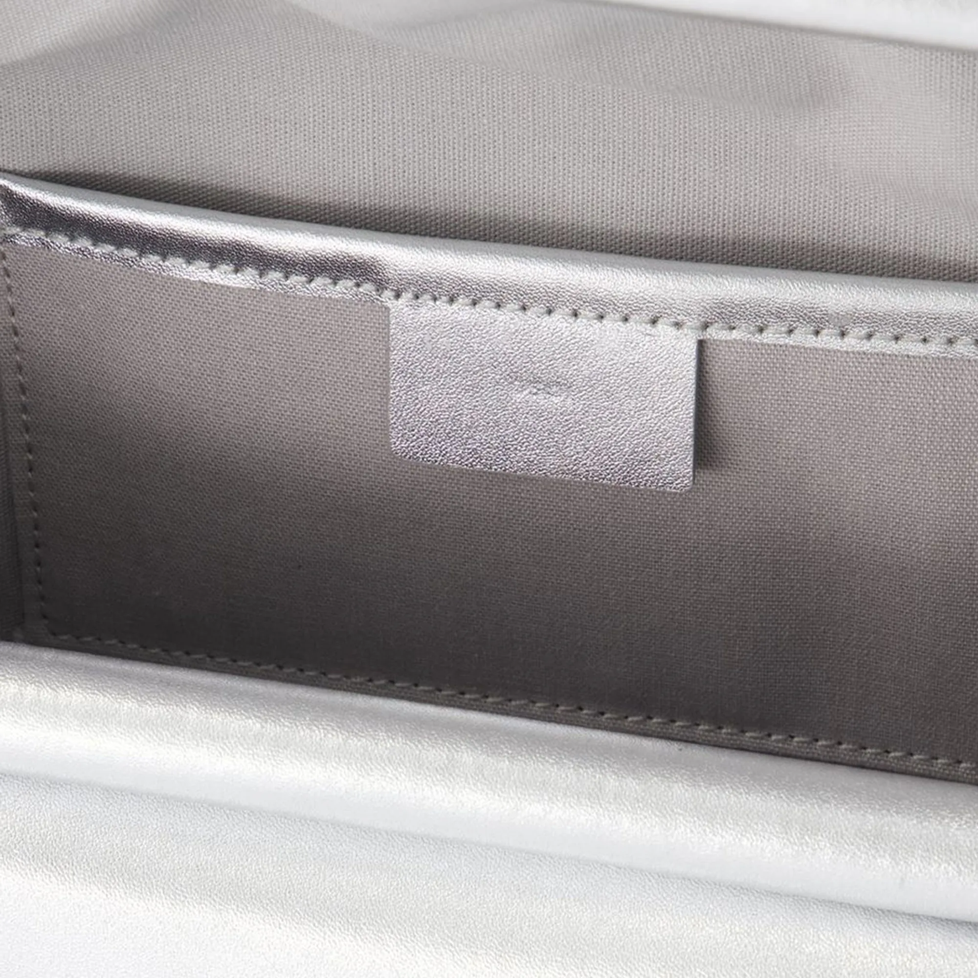 Folder Brot Shoulder Bag - Osoi - Leather - Silver