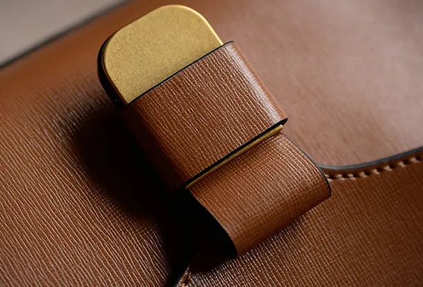 Genuine Leather Chain Bag Purse Crossbody Bag Shoulder Bag Purse For Women