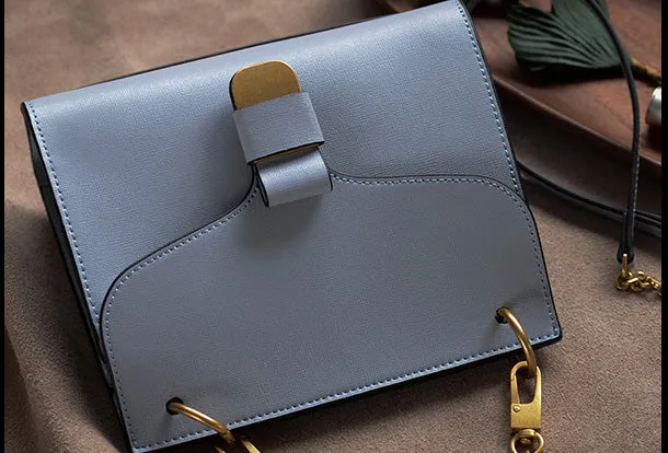 Genuine Leather Chain Bag Purse Crossbody Bag Shoulder Bag Purse For Women