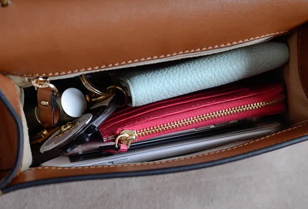 Genuine Leather Chain Bag Purse Crossbody Bag Shoulder Bag Purse For Women