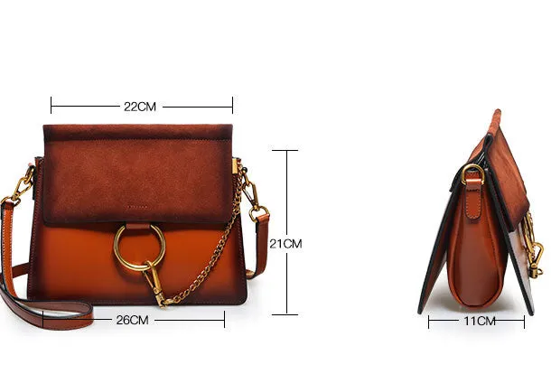 Genuine Leather crossbodybag  shoulder bag for women leather bag