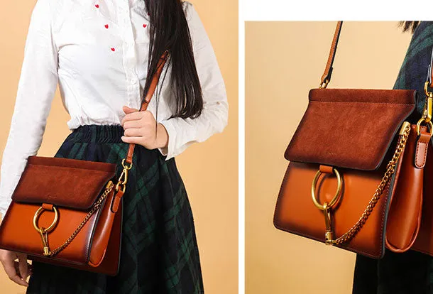 Genuine Leather crossbodybag  shoulder bag for women leather bag