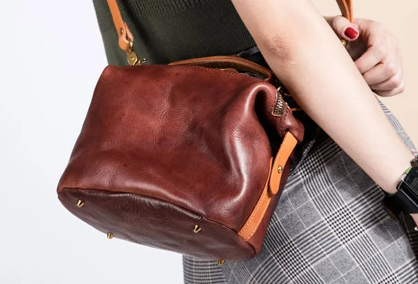 Genuine Leather Handbag Crossbody Bag Shoulder Bag Purse For Women