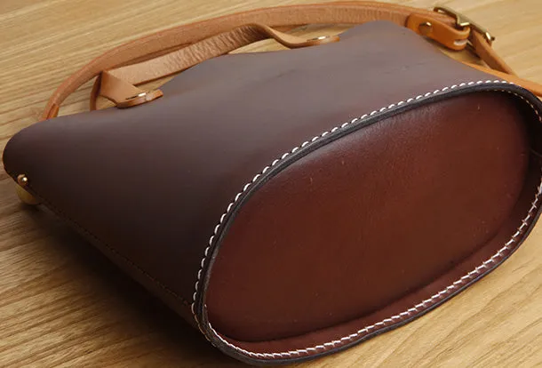 Genuine Leather Small Tote Bag Handbag Crossbody Bag Shoulder Bag Women Leather Purse