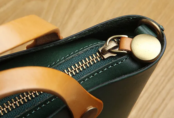 Genuine Leather Small Tote Bag Handbag Crossbody Bag Shoulder Bag Women Leather Purse