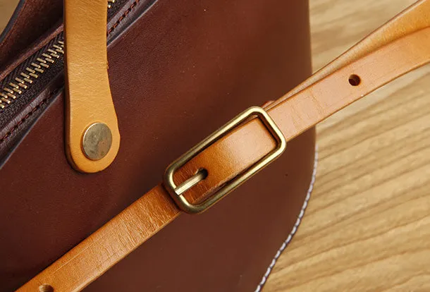 Genuine Leather Small Tote Bag Handbag Crossbody Bag Shoulder Bag Women Leather Purse