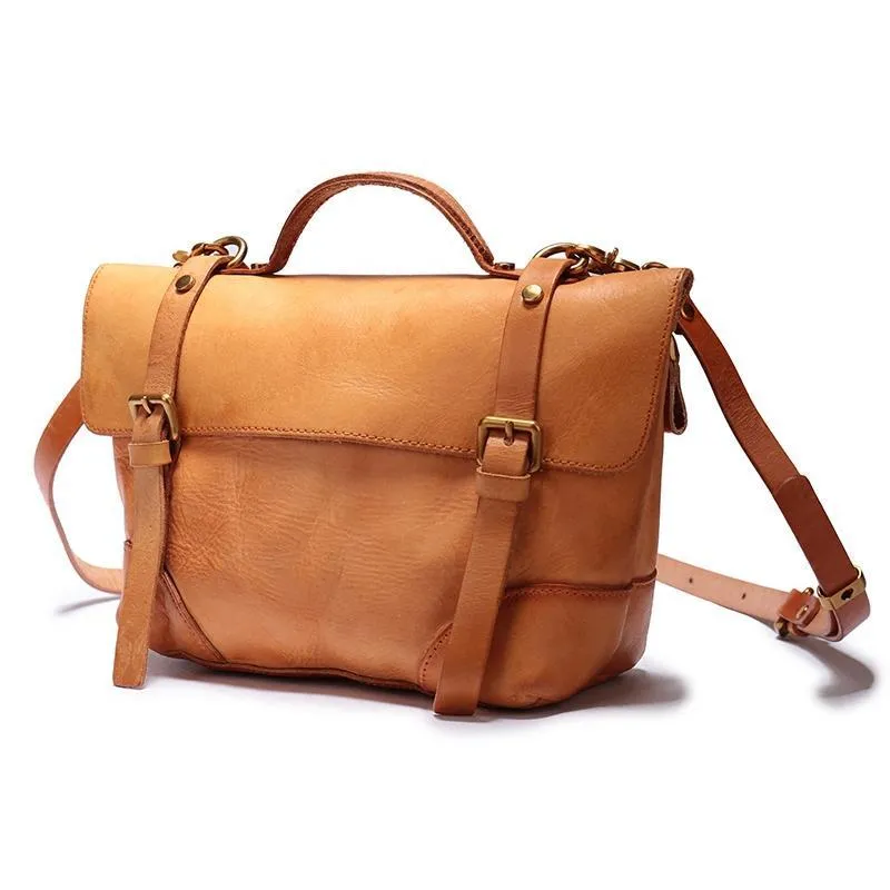 Green Womens Leather Satchel Shoulder Bag Leather Brown Women's Satchel Handbag Purse