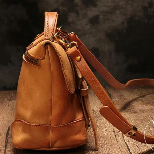 Green Womens Leather Satchel Shoulder Bag Leather Brown Women's Satchel Handbag Purse