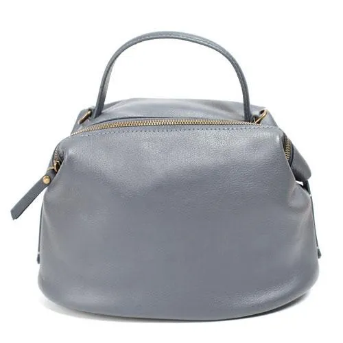 Grey Womens Soft Leather Satchel Handbag Green Women's Satchel Shoulder Bag Crossbody Purse