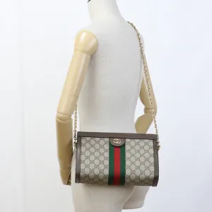 GUCCI 503877 K05NG 8745 Ofidia Chain Shoulder Bag  GG Supreme beige Women