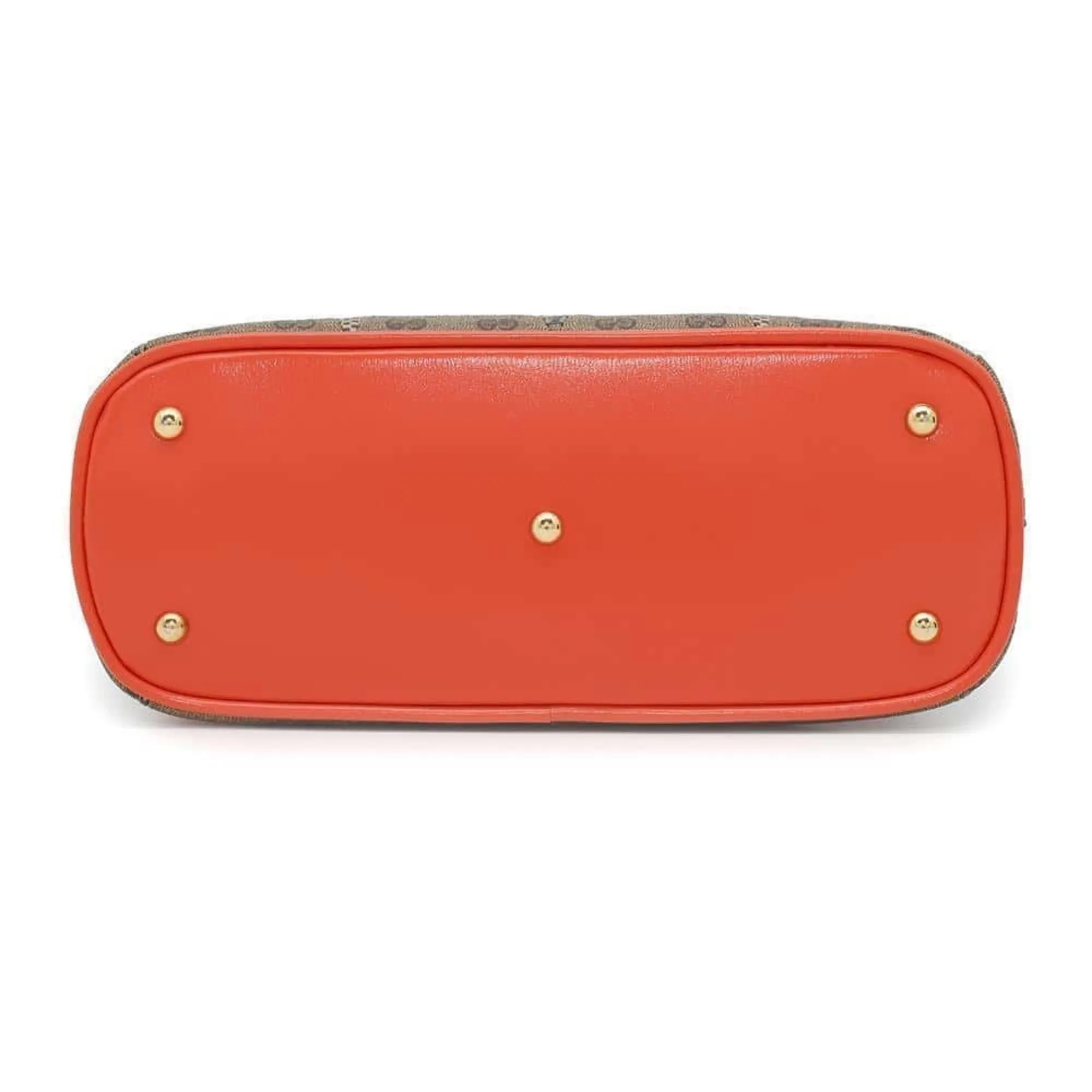 Gucci  Bamboo Pvc Leather Handbag Shoulder Bag (Pre-Owned)