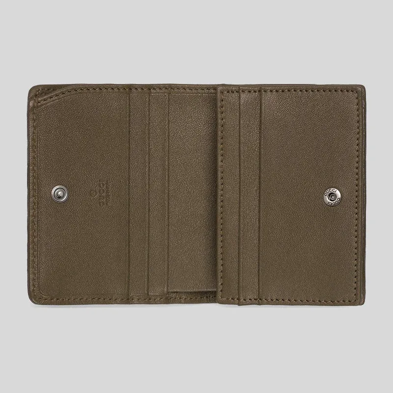GUCCI Blondie Card Case Wallet Brown 760317