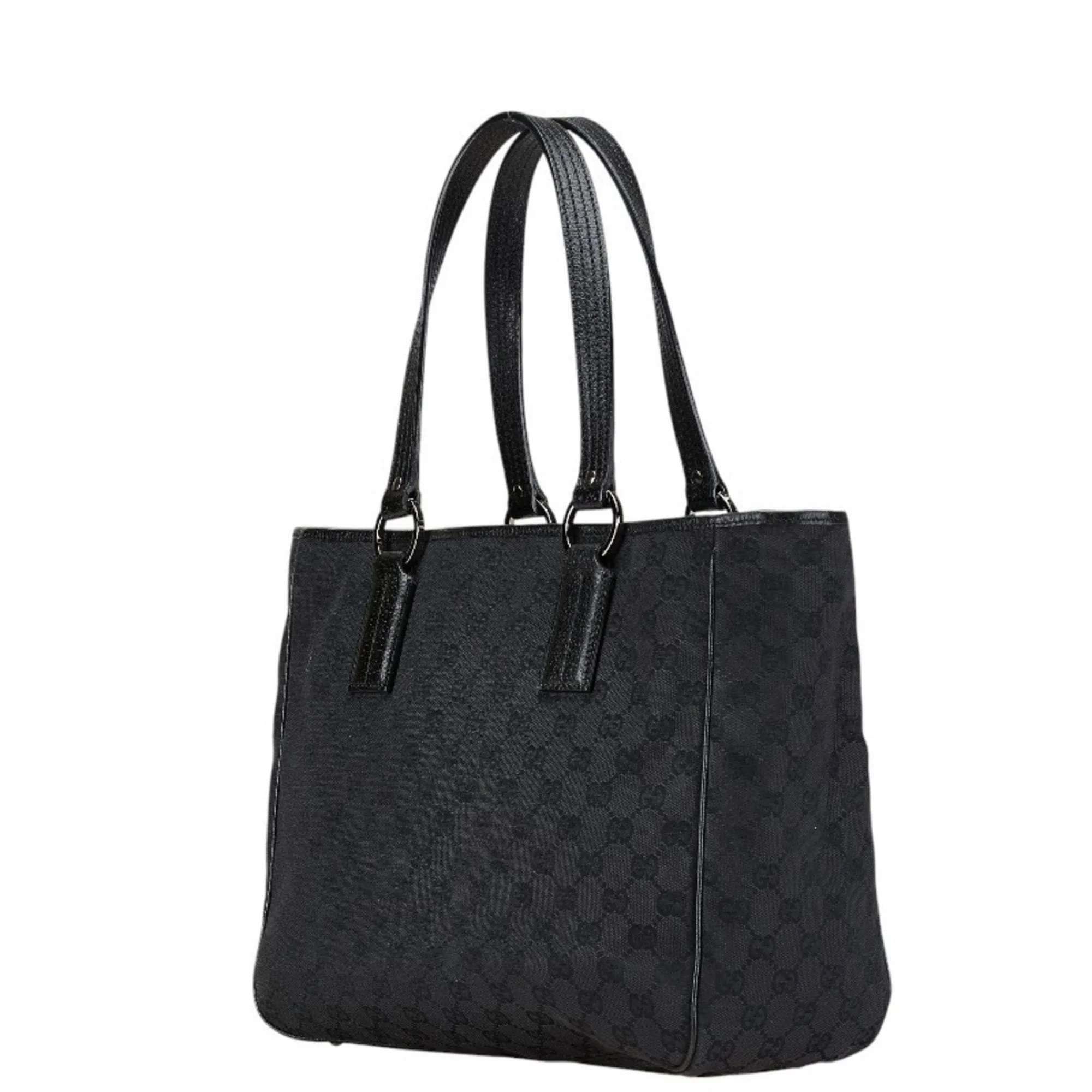 Gucci Canvas Leather Shoulder Bag Tote Bag (Pre-Owned)
