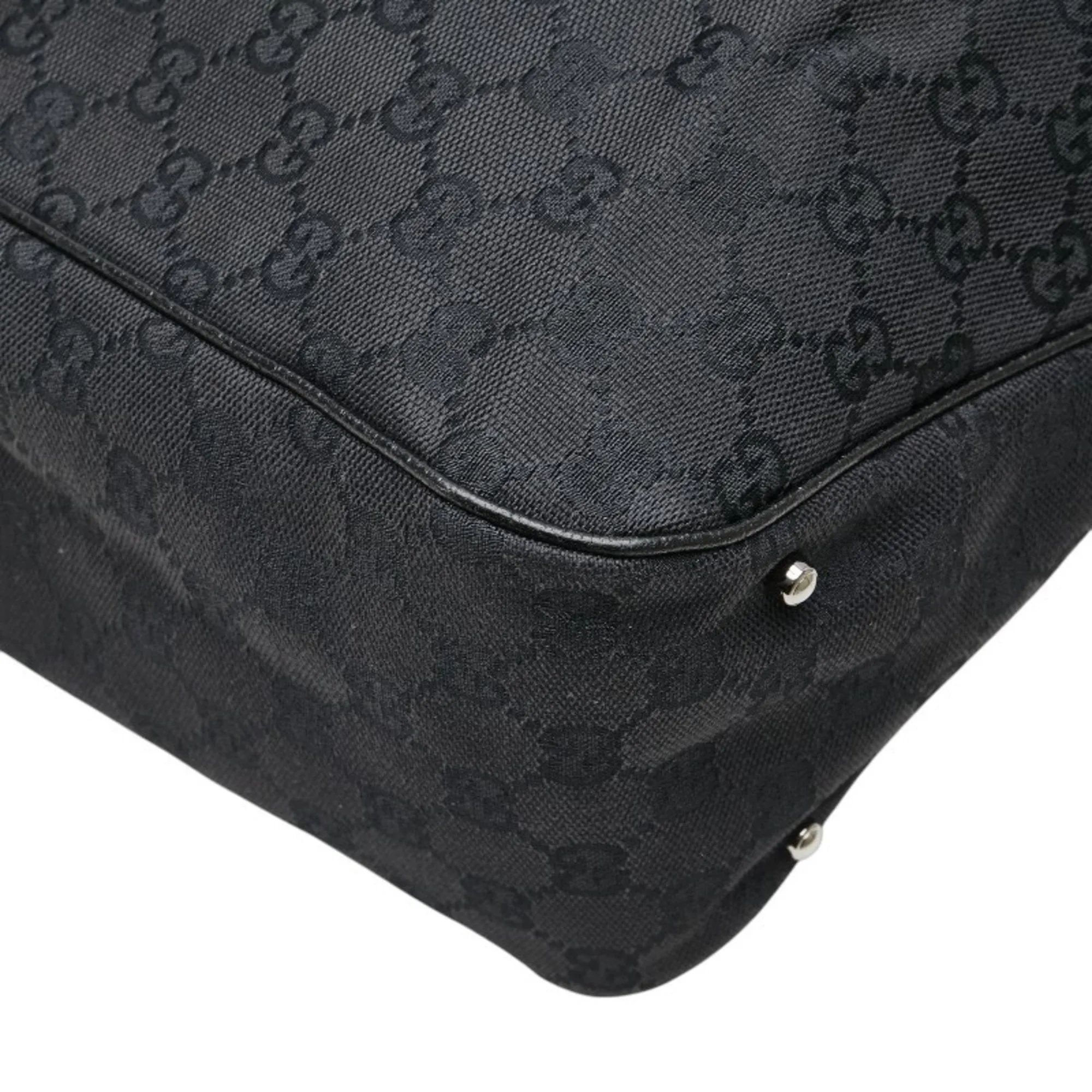 Gucci Canvas Leather Shoulder Bag Tote Bag (Pre-Owned)